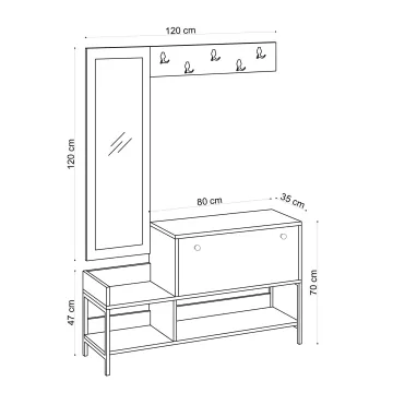 Закачалка Nonso - Carrara Marble