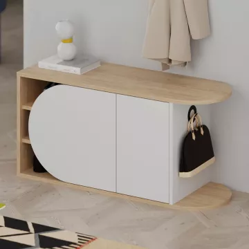 Закачалка Nova Shoe Bench - Oak, White