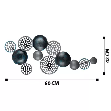 Метална ѕидна декорација Bronte - CH103-5
