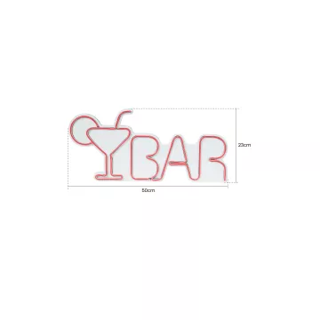 Ѕидна LED декорација Bar - Pink