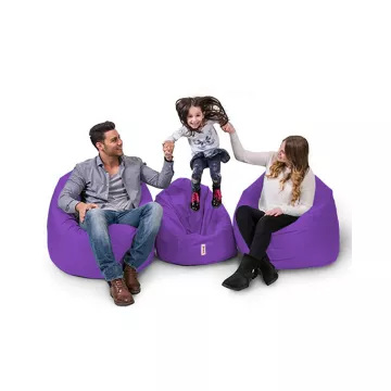 Bean Bag Iyzi 100 Cushion Pouf - Purple