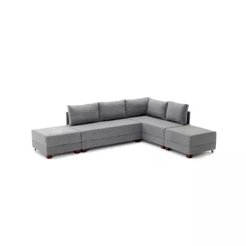 Софа Fly Corner Sofa Bed Right- Grey