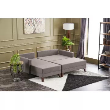 Софа Bella Mini Corner Sofa Left - Brown