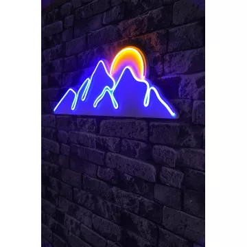 Ѕидна LED декорација Mountain - Blue - Yellow