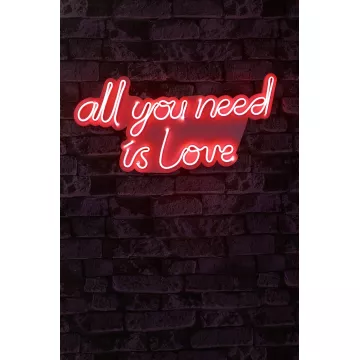 Ѕидна LED декорација All You Need is Love - Red