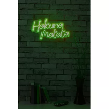 Ѕидна LED декорација Hakuna Matata - Green