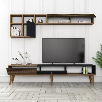 ТВ Комода Milan TV - Walnut, Anthracite