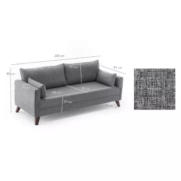 Софа Bella Sofa For 3 Pr - Grey