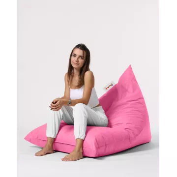 Bean Bag Pyramid Big Bed Pouf - Pink