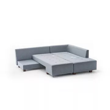 Софа Manama Corner Sofa Bed Right - Light Blue