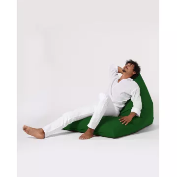 Bean Bag Pyramid Big Bed Pouf - Green