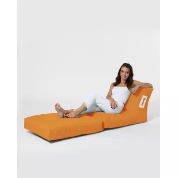 Bean Bag Siesta Sofa Bed Pouf - Orange