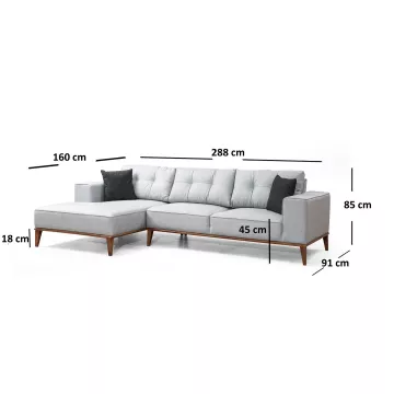 Софа Montana Corner Left (Chl+3R)