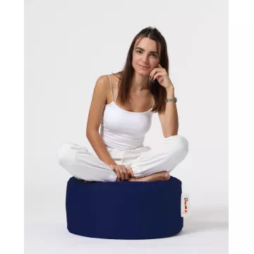 Bean Bag Round Pouf - Dark Blue