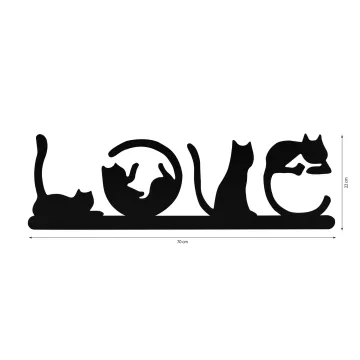 Ѕидна LED декорација Cat Love - Green