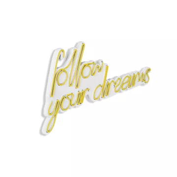 Ѕидна LED декорација Follow Your Dreams - Yellow