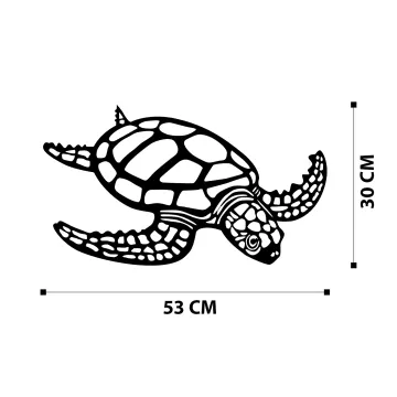 Метална ѕидна декорација Caretta Caretta