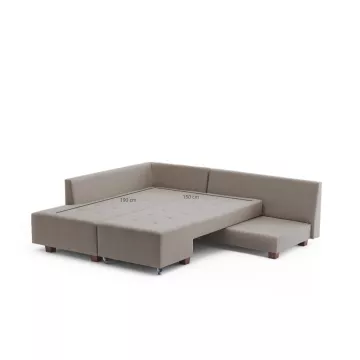 Софа Manama Corner Sofa Bed Left - Cream