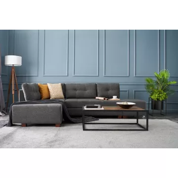 Софа Manama Corner Sofa Bed Left - Anthracite