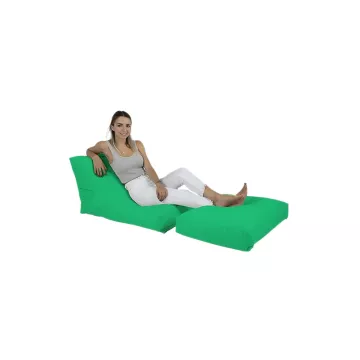 Bean Bag Siesta Sofa Bed Pouf - Green