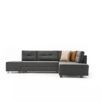 Софа Manama Corner Sofa Bed Right - Anthracite