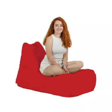 Bean Bag Trendy Comfort Bed Pouf - Red