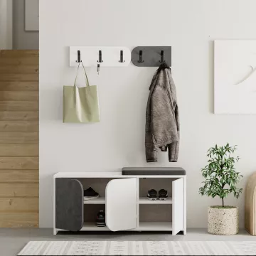 Закачалка Moni Shoe Cabinet-Hanger - White, Grey