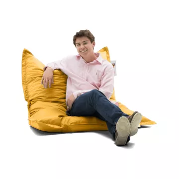 Bean Bag Cushion Pouf 100x100 - Yellow