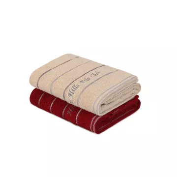 Пешкир 407 - Claret Red, Cream