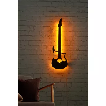 Ѕидна LED декорација Guitar - Yellow