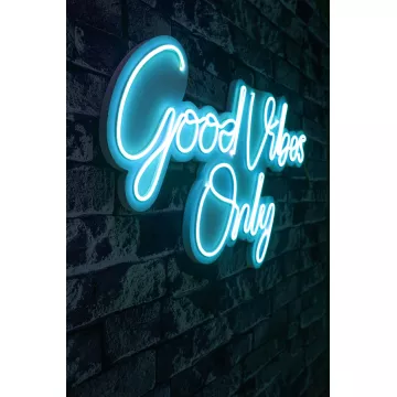 Ѕидна LED декорација Good Vibes Only 2 - Blue