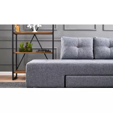 Софа Manama Corner Sofa Bed Right - Grey