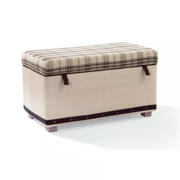 Табуретки Plaid Storage Ottaman