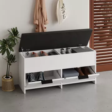 Закачалка Cove Shoe Bench - White