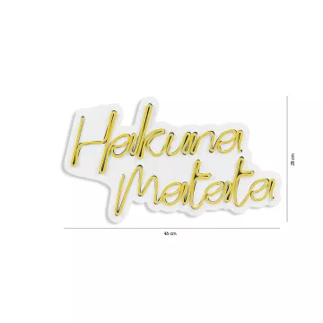 Ѕидна LED декорација Hakuna Matata - Yellow