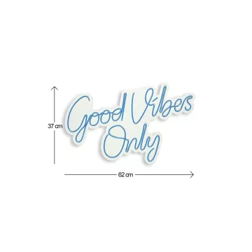 Ѕидна LED декорација Good Vibes Only 2 - Blue