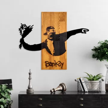 Ѕиден украс Banksy - Flower Thrower