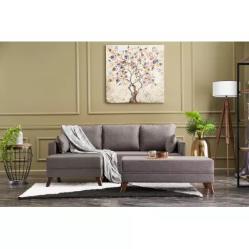 Софа Bella Mini Corner Sofa Left - Brown