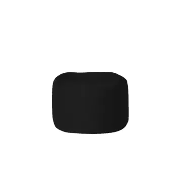 Bean Bag Square Pouf - Black