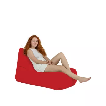 Bean Bag Trendy Comfort Bed Pouf - Red