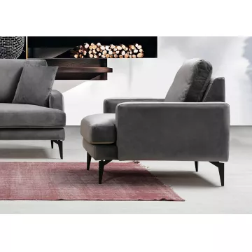 Фотеља Papira Armchair - Anthracite