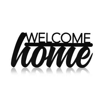 Ѕидна LED декорација Welcome Home - Yellow