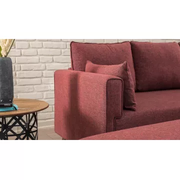 Софа Bella Corner Sofa Right 2 - Claret Red