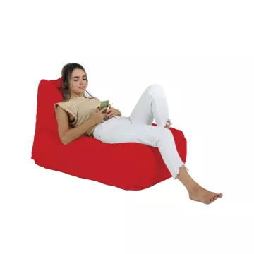 Bean Bag Trendy Comfort Bed Pouf - Red