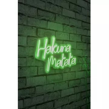 Ѕидна LED декорација Hakuna Matata - Green