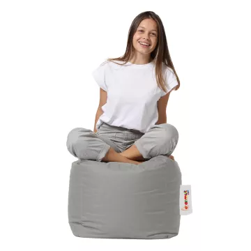 Bean Bag Square Pouf - Fume