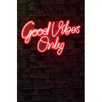 Ѕидна LED декорација Good Vibes Only 2 - Red