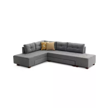 Софа Manama Corner Sofa Bed Left - Grey