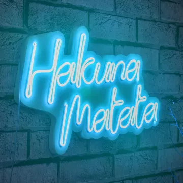 Ѕидна LED декорација Hakuna Matata - Blue