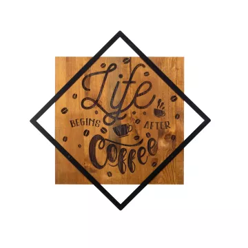 Ѕиден украс Life Begins After Coffee